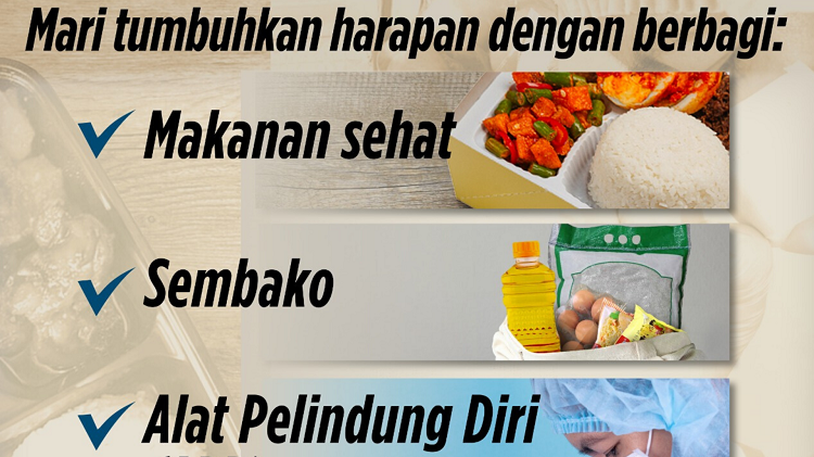 #BagiAsa, Gerakan Bantu Warga Kurang Mampu dan Tenaga Medis