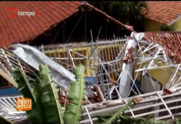 BPBD Jabar: Gedung Sekolah Roboh, Tiga Orang Terluka