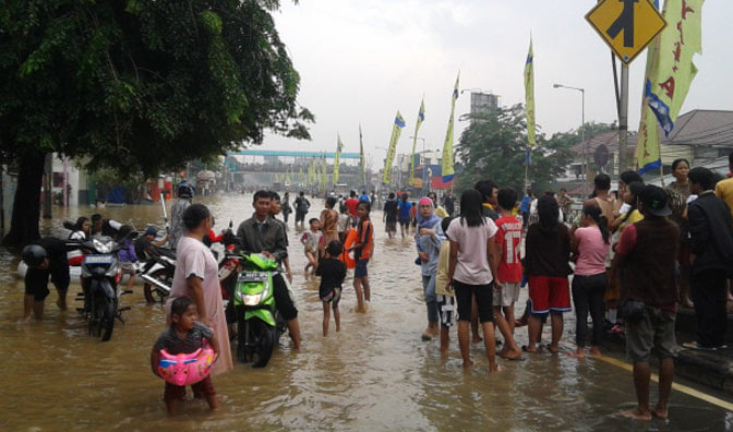 Jokowi : Penanganan Banjir Jakarta Terkendala Anggaran