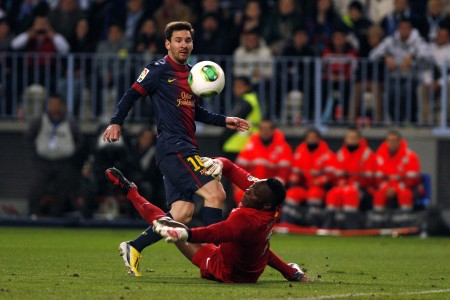 Messi Cetak Empat Gol, Barcelona Permalukan Ossasuna 5-1