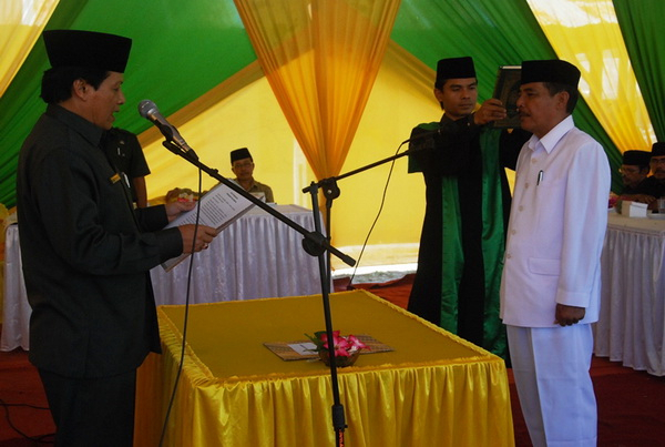 Kepala Desa Kampung Baru Pariaman Resmi Dilantik