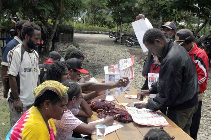Noken Tetap Digunakan dalam Pilkada di Papua