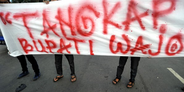 Bupati Wajo Mangkir dari Pemeriksaan Polisi