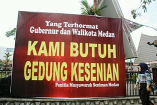 Pemko Tegaskan TBSU Tetap Jadi Gedung Kesenian Medan
