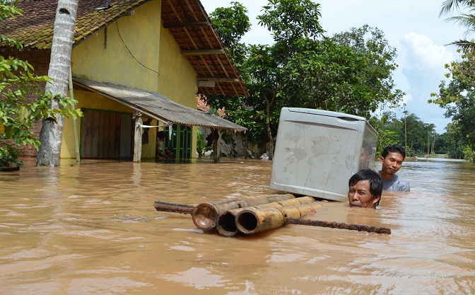 Kampung Nimbokrang, Papua Dilanda Banjir
