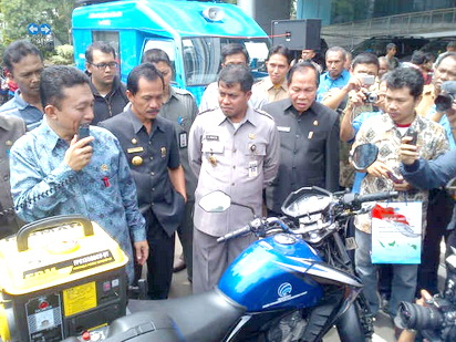 Bitung Dapat Bantuan Kendaraan Penyuluh Informatika