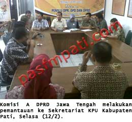 KPU se-Jawa Tengah Diminta Teliti DP4 dengan Benar