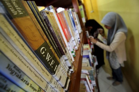 Pengunjung Perpustakaan di NTB Satu Juta Setahun