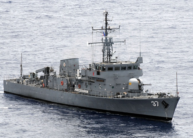 Kapal AL Amerika Serikat Kandas di Perairan Situs Warisan Filipina