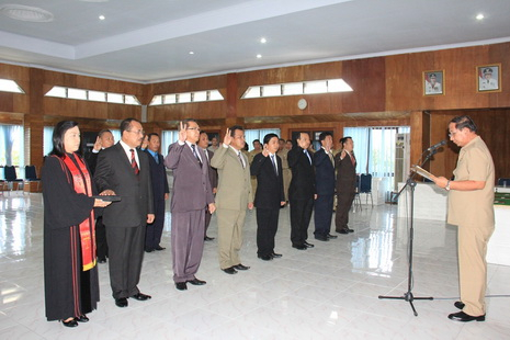 Wali Kota Bitung Lantik Majelis TP TGR