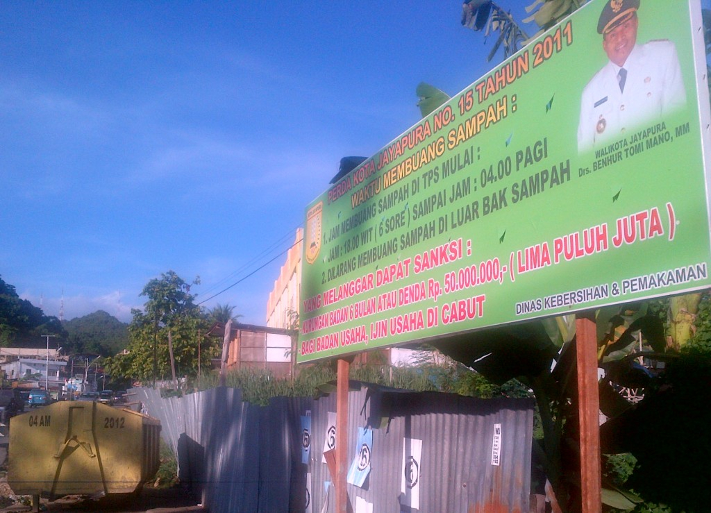 Buang Sampah Sembarangan, Warga Jayapura Didenda Rp 50 Juta