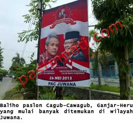 Pendukung Cagub Jateng dari PDIP Mulai Pasang Baliho