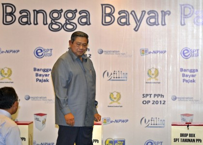 Potensi Ubah APBN 2013, SBY Minta Menkeu Kejar Target Pajak Tahun ini