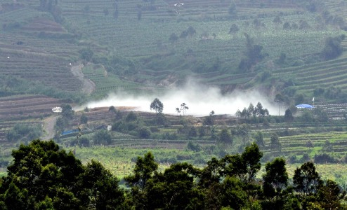 Gas Beracun di Kawang Timbang Dieng Masih Berbahaya