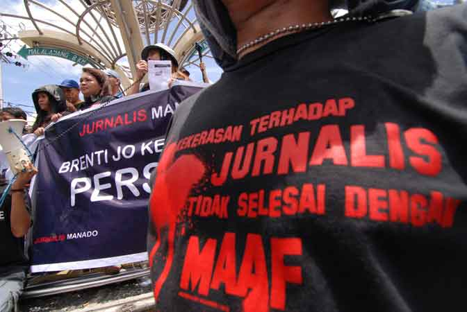 Kelompok Penyerang TVRI Gorontalo Rampas Kamera Kontributor