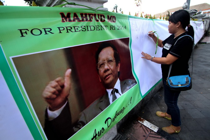 Dukung Mahfud MD, FBI Galang Tandatangan Warga DIY