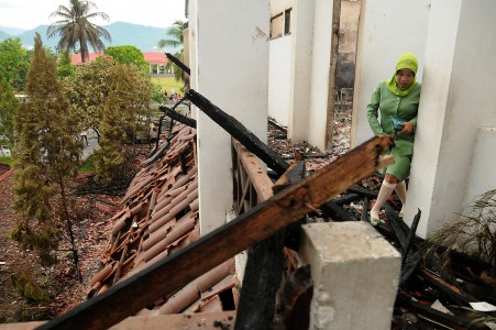 Pembakar Kantor Walikota Palopo dari Luar Daerah