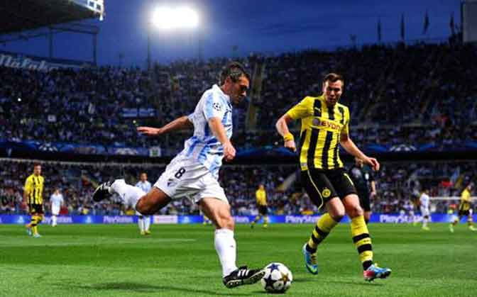 Tak Ada Gol di Laga Malaga-Dortmund