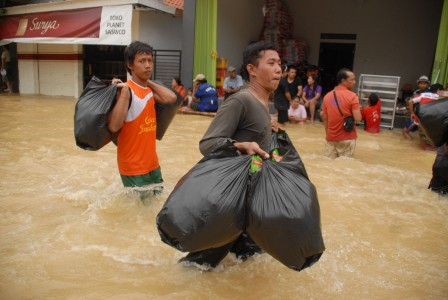 Empat Kabupaten di Kaltim Masih Tergenang Banjir