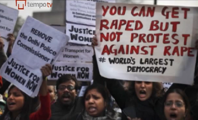Indian Women Campaign to End Violence Against Women