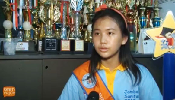 Ilona Si Duta Sanitasi Anak Nasional