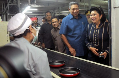 Buruh: Pertemuan SBY dengan Buruh PT Maspion Pencitraan