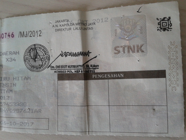 Warga Rembang Keluhkan Habisnya Blangko STNK