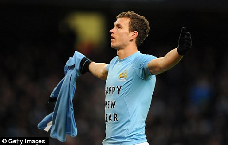 Masa Depan Edin Dzeko di Man City Tidak Pasti