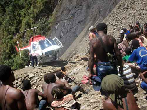 BPBD Tolikara Minta Helikopter