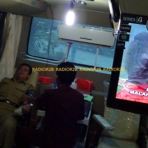 Di Rembang, Donor Darah Dilakukan di Bus AC dan Sambil Nonton TV