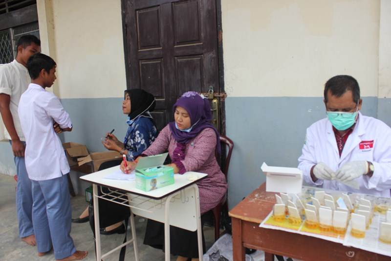 Sosialisasi Bahaya Narkoba untuk Pelajar di Bireun Telah Rampung