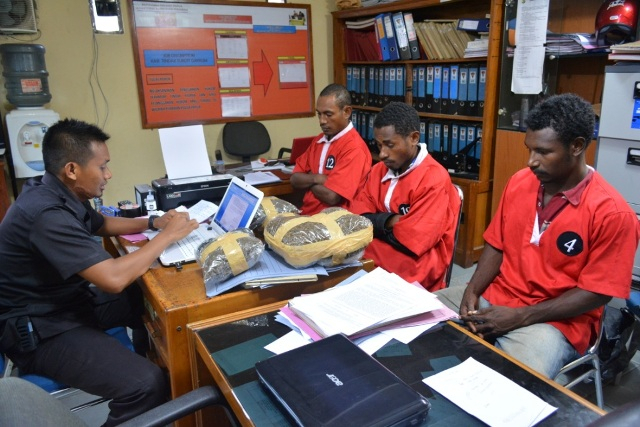 Selundupkan 3,5 Kg Ganja dari PNG, Tiga Pemuda Ditangkap