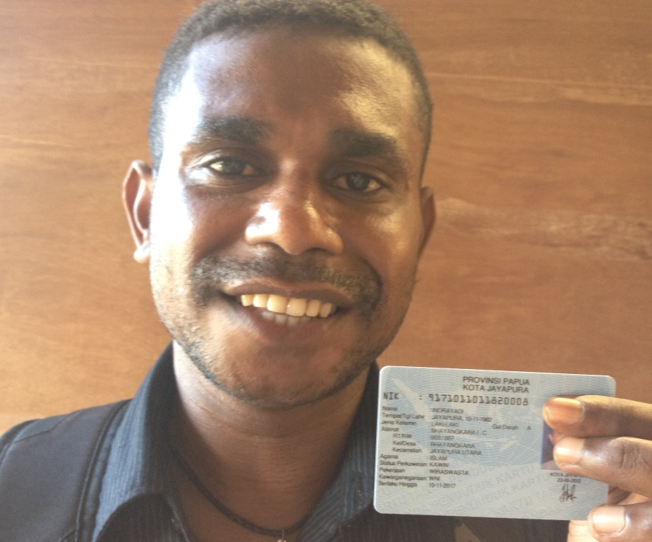 Perekaman e-KTP di Papua Rendah