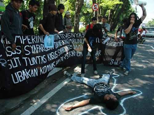 Mahasiswa Pontianak Tuntut Penuntasan Kasus Penembakan Rekan Mereka 13 Tahun Lalu