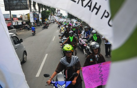 Ratusan Buruh di Kawasan Industri Pulo Gadung Tolak Penaikan Harga BBM