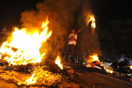 Polisi Sulawesi Tangkap 12 Pendemo BBM