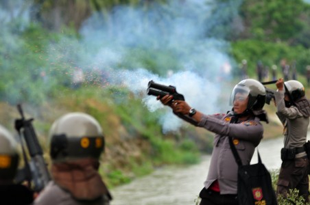 Walhi Tuntut Polisi Penembak Pendemo di Cianjur