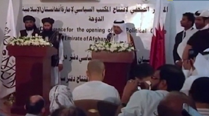  Afghan Taliban Opened Its First Office Abroad in Qatar