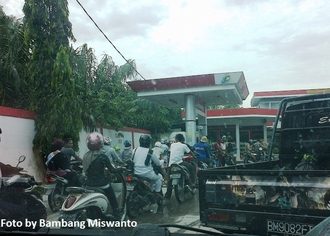 Stok BBM di Bengkalis Minim
