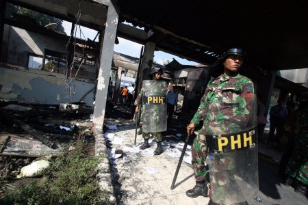Empat Terpidana Teroris di Tanjung Gusta Belum Tertangkap