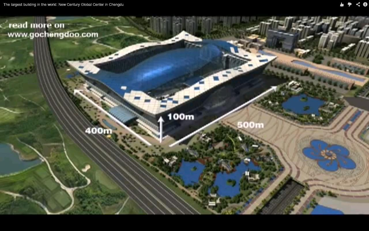 Cina Membangun Gedung Terbesar di Dunia