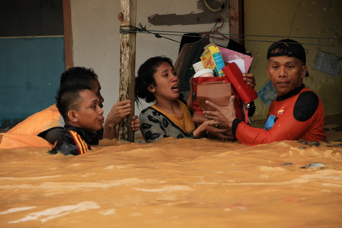 Hari Ini, Seluruh Pengungsi Banjir Kendari Dipulangkan