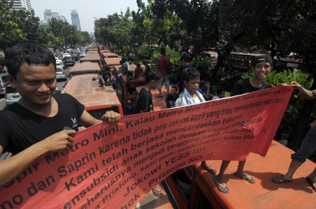 Awak Metro Mini Ancam Akan Kembali Mogok Beroperasi