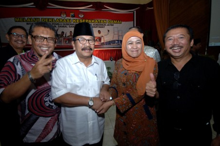 KPU Jatim Ajak Pasangan Calon Gubernur Kedepankan Perdamaian
