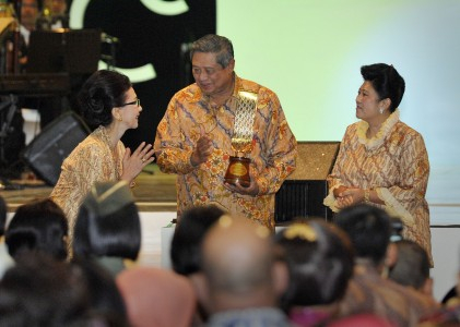 SBY Bertemu dengan PM Kepulauan Solomon di Istana Bogor