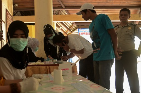 Petugas Penjara Jalani Tes Urine