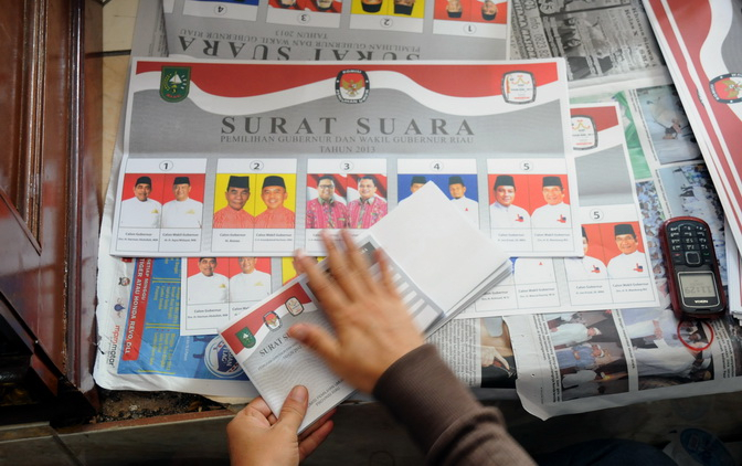 KPU Riau: Pilkada Gubernur Lancar