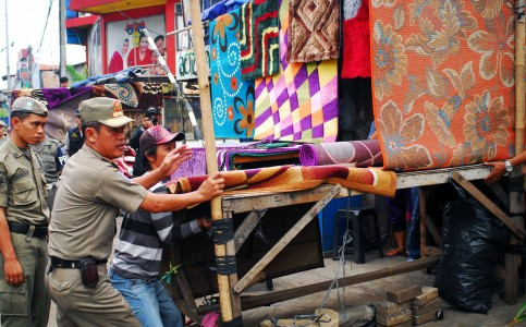 Relokasi PKL Pasar Gembrong Rampung Hari Ini