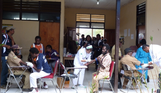 Anggota Organisasi Papua Merdeka pun Diajak Tes HIV