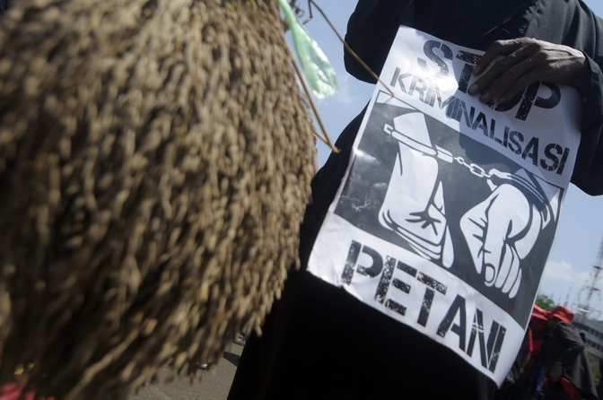 Hari Tani, Mahasiswa Solo Demo Tolak Impor
